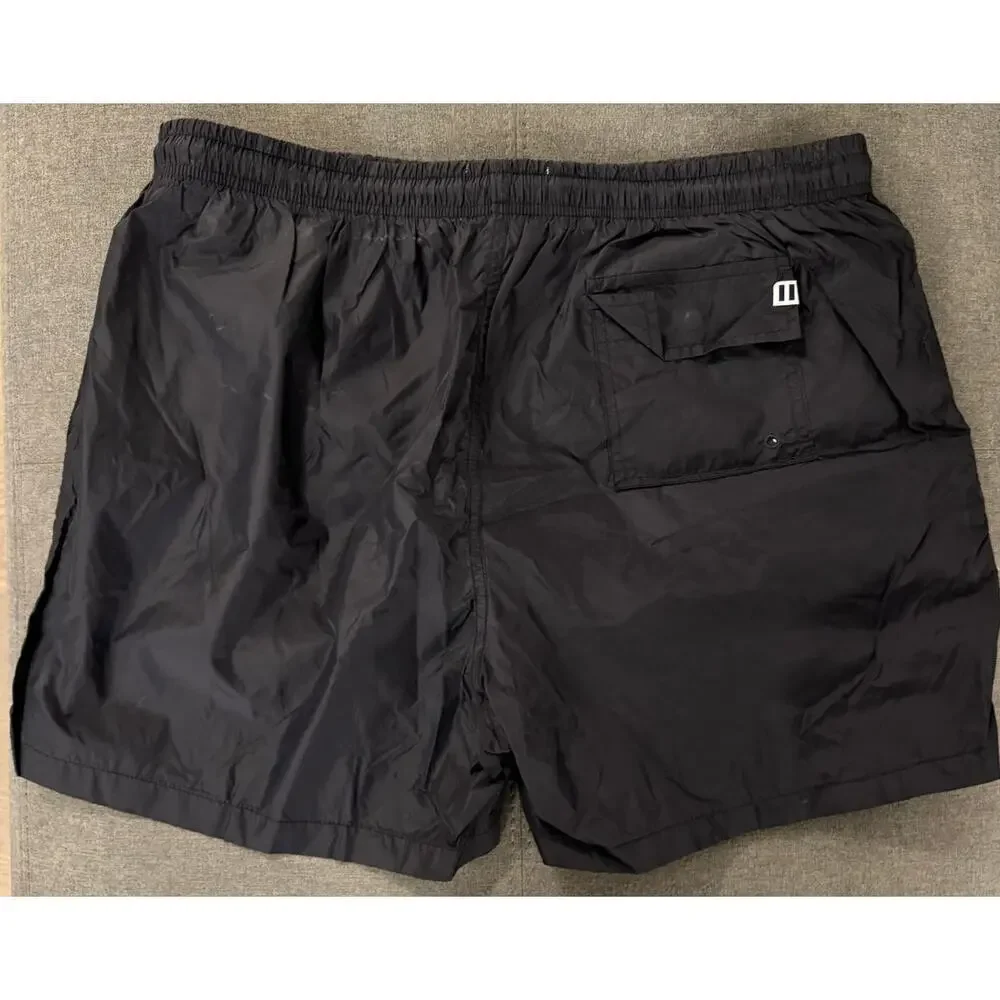 Solid & Striped Solid Black Mesh Lined 4” Swim Trucks Men’s Size XXL